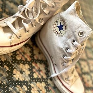 Size 7 GUC hidden platform chucks, converse #sneakers #chucks #converse